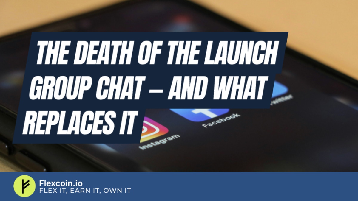 The death of the launch group chat — and what replaces it