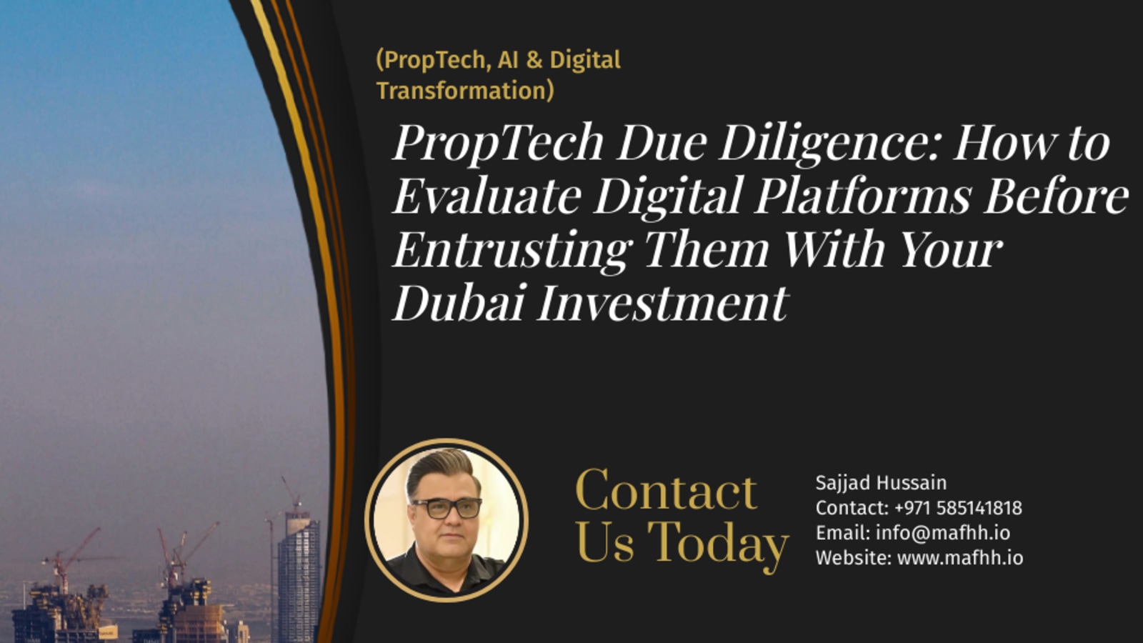 PropTech Due Diligence: How to Evaluate Digital Platforms Before Entrusting Them With Your Dubai Investment