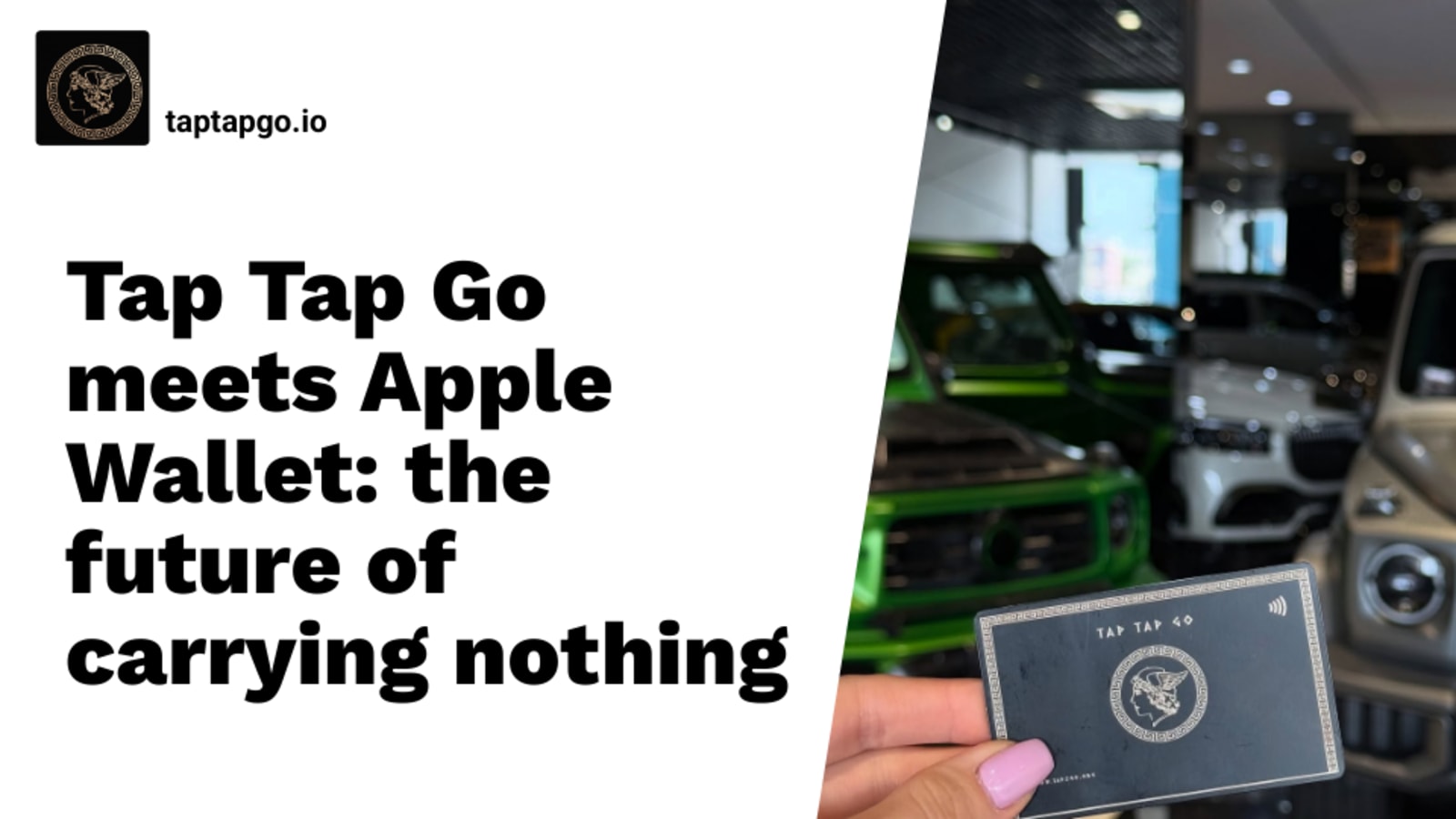 Tap Tap Go meets Apple Wallet: the future of carrying nothing