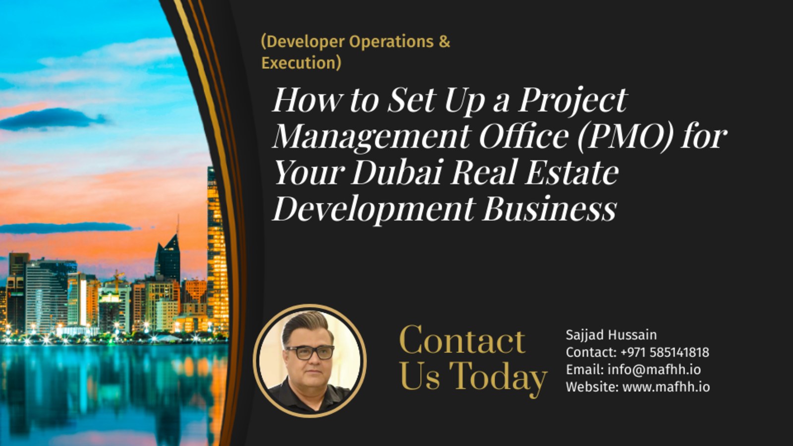 How to Set Up a Project Management Office (PMO) for Your Dubai Real Estate Development Business