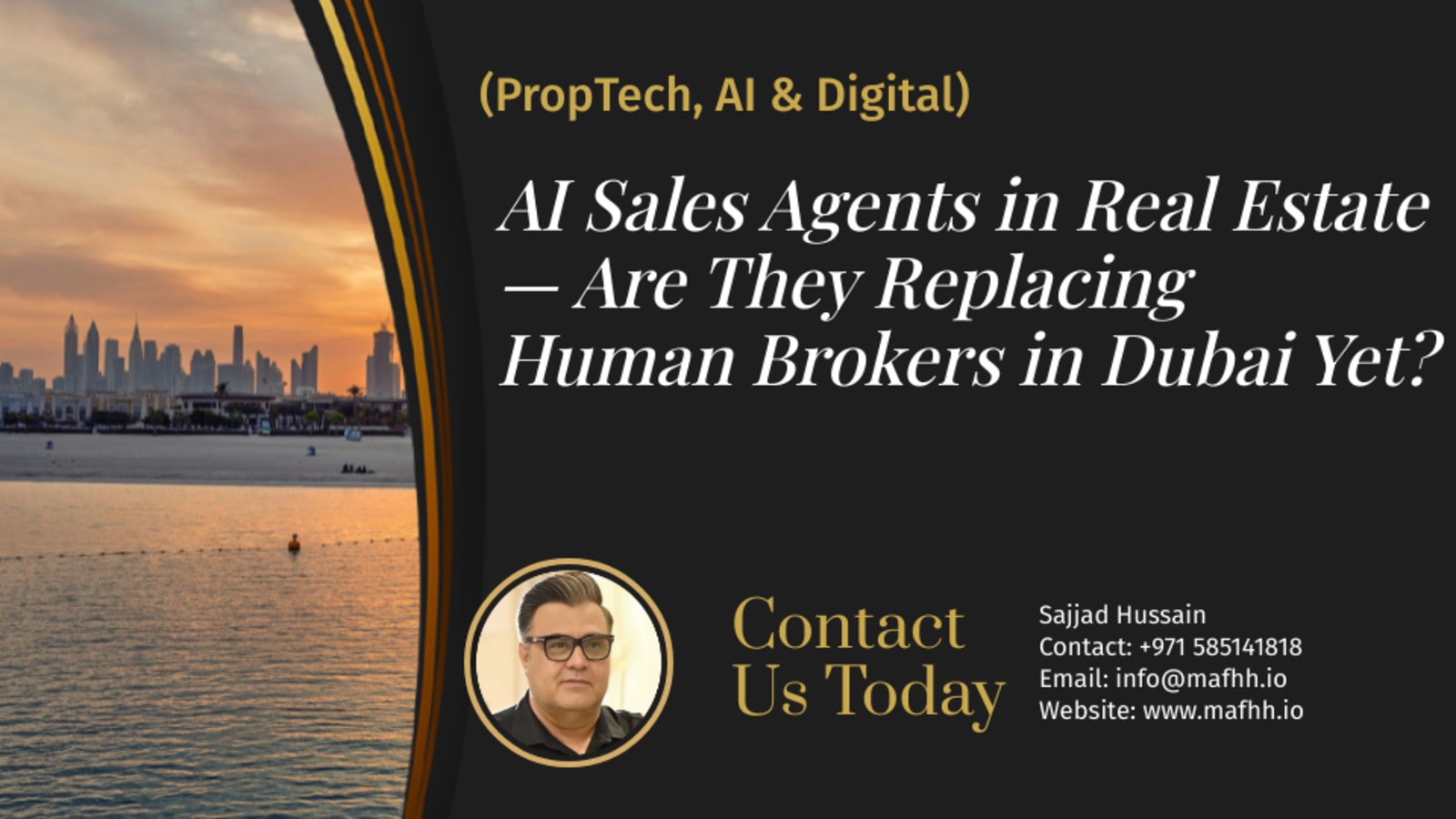 AI Sales Agents in Real Estate — Are They Replacing Human Brokers in Dubai Yet?