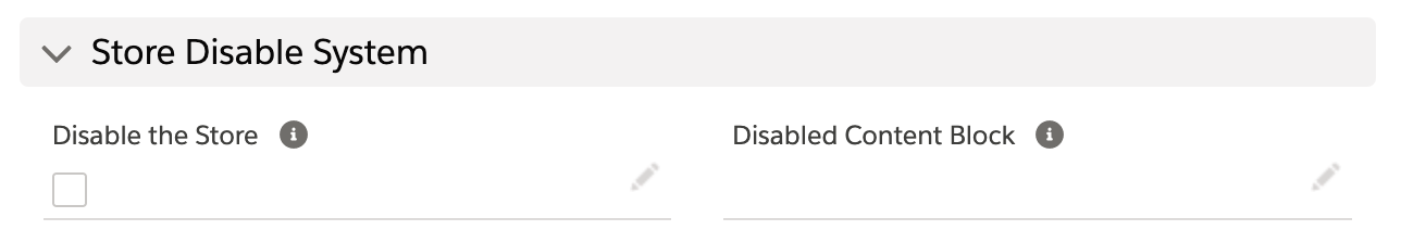 Store Disable System