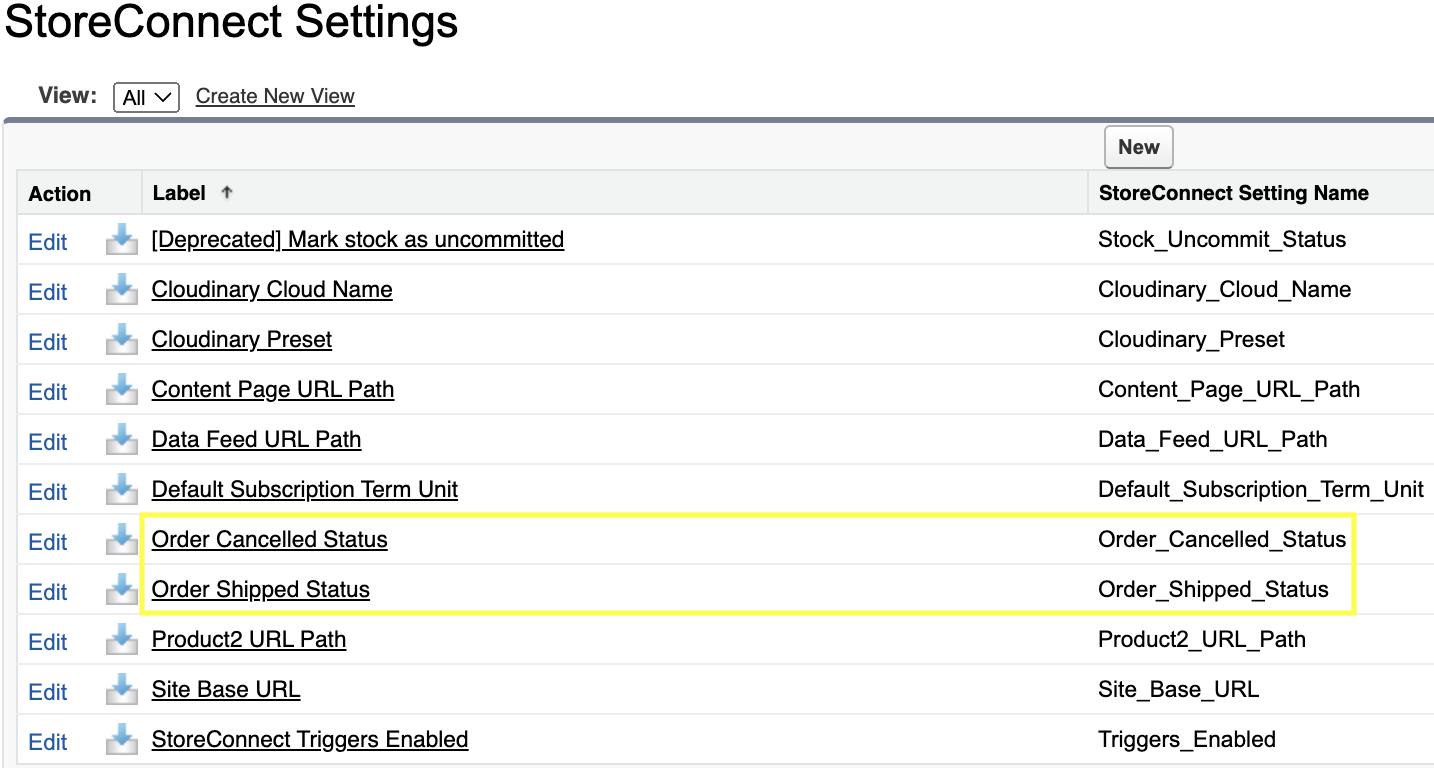 Metadata Settings Example