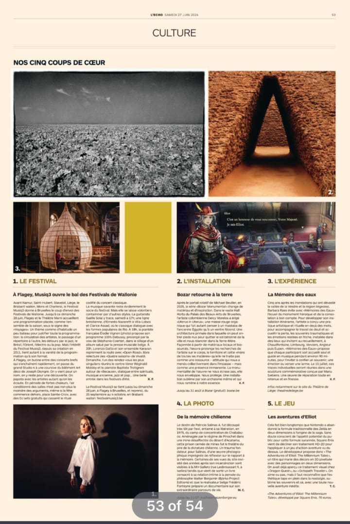 L'Echo — De la mémoire chilienne