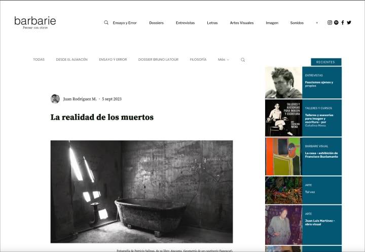 Barbarie — La realidad de los muertos
