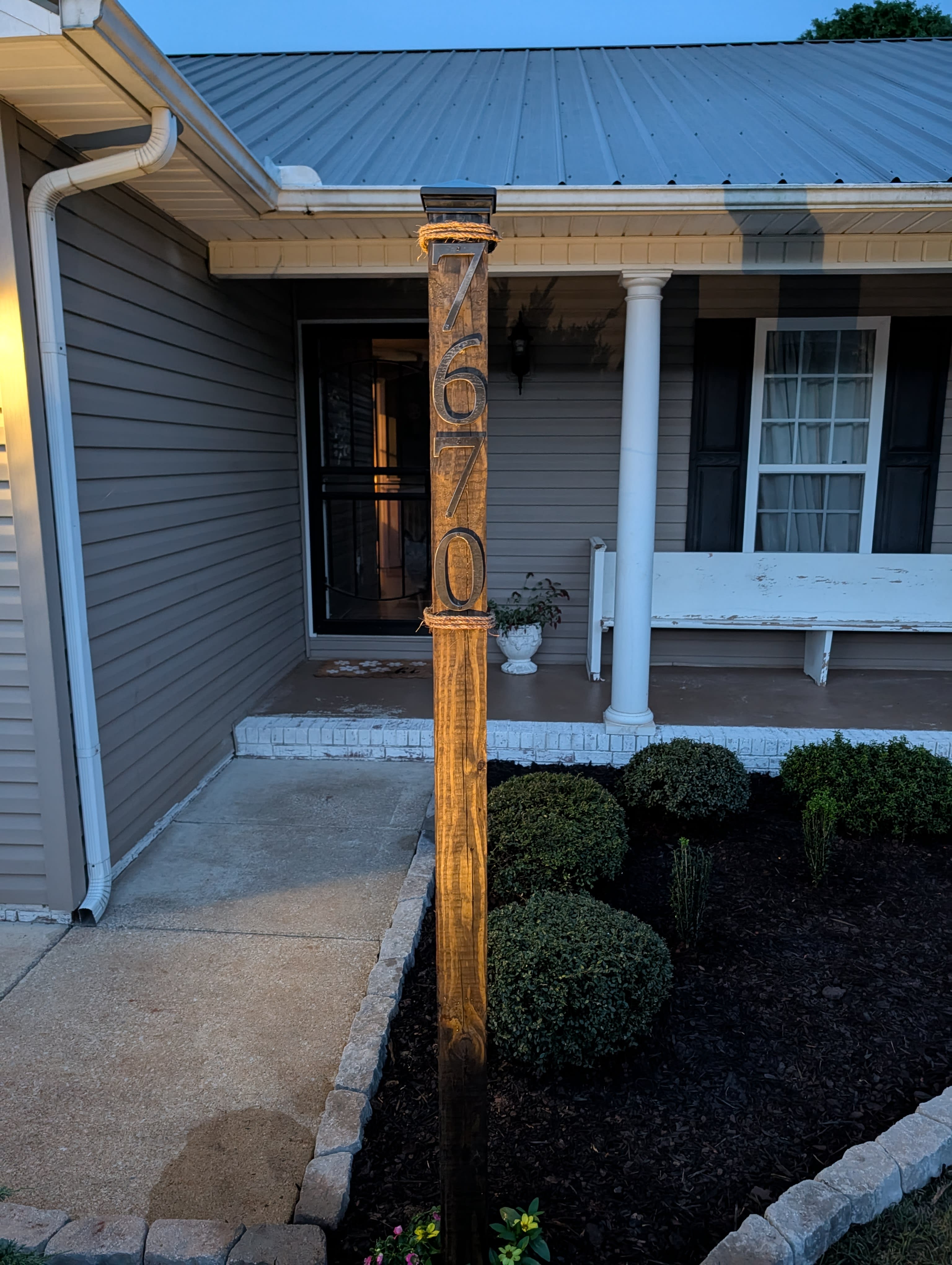 Custom driveway sign 2