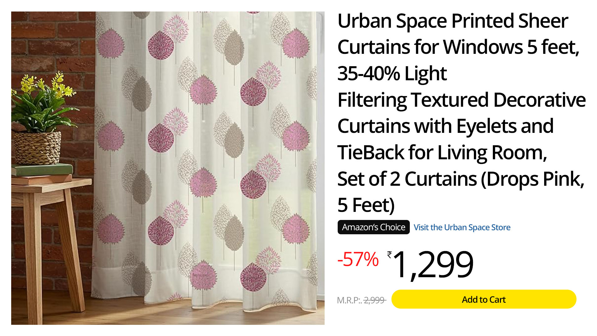 Purple Floral Curtains
