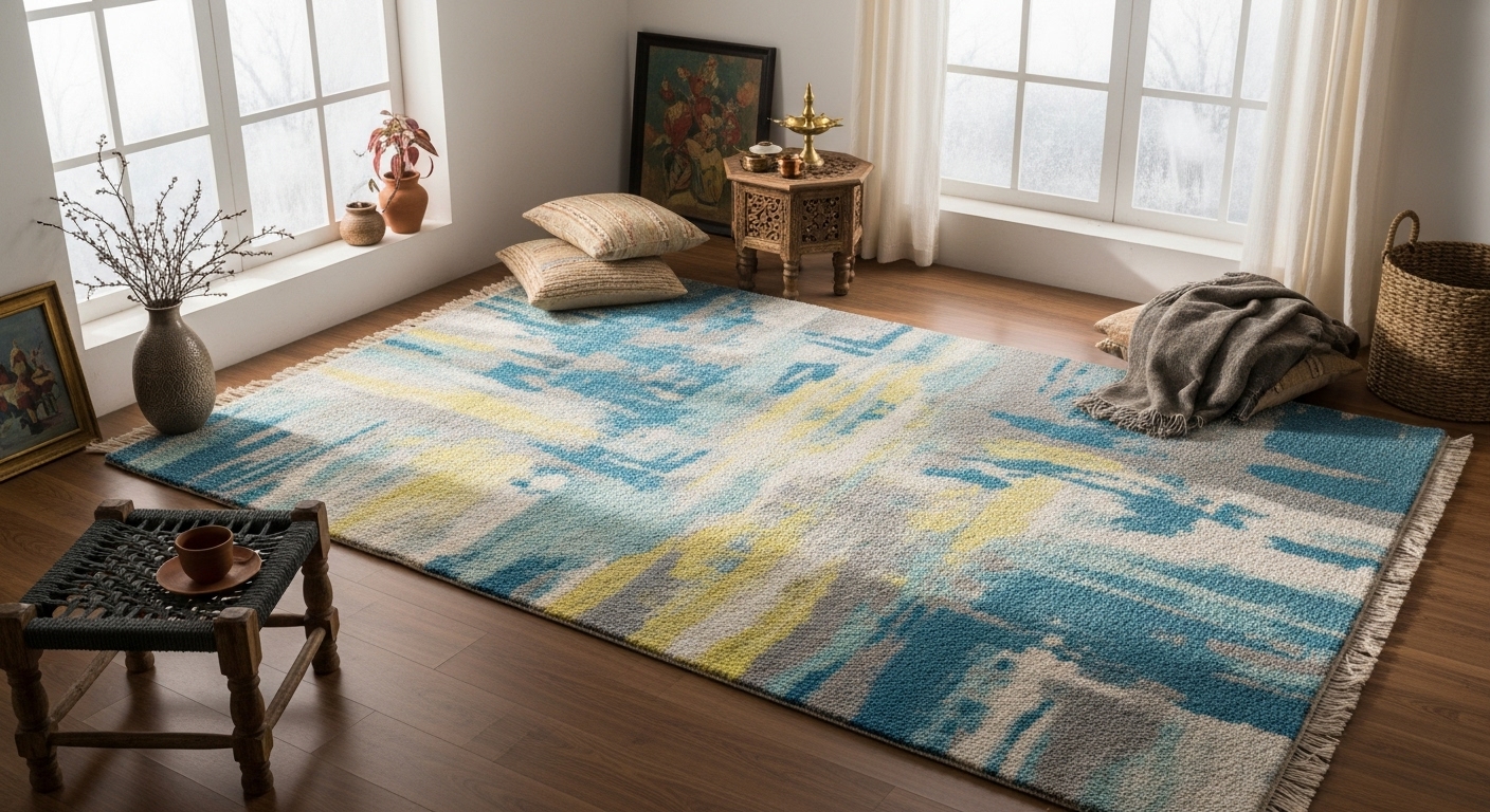 Minimal Aesthetic Synthetic Rugs