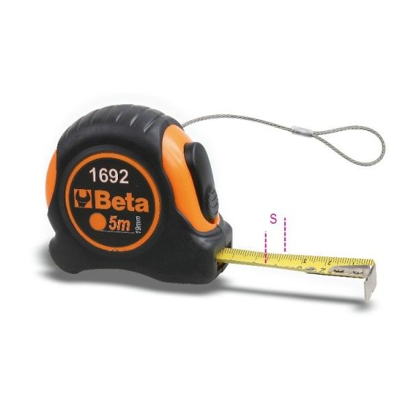 Measuring tapes, shock-resistant bi-material 