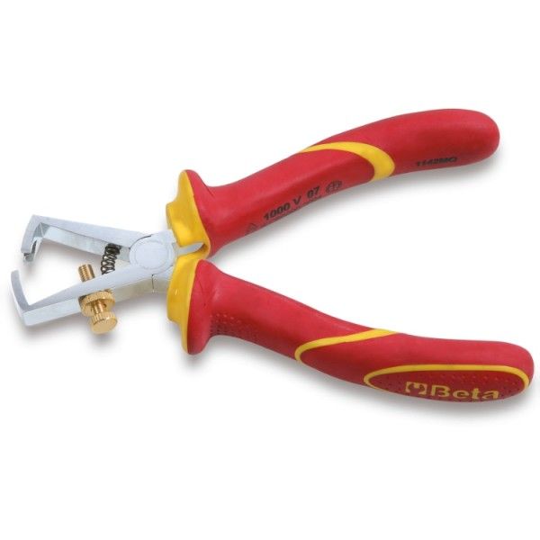 Wire stripping pliers