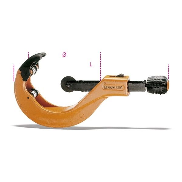 Telescopic pipe cutter, fast advance