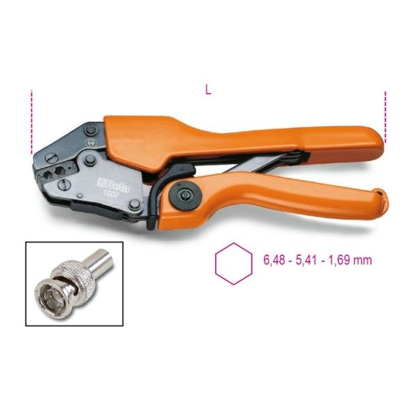 Heavy duty crimping pliers 