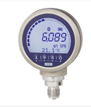 Precision digital gas density indicator