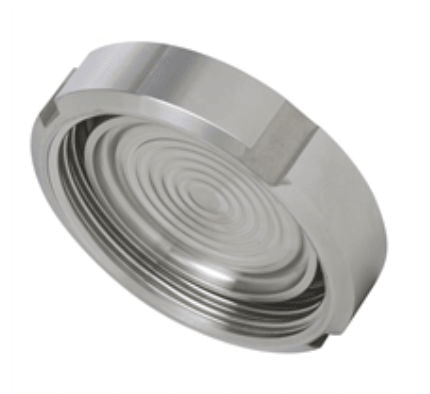 Diaphragm seal with sterile connection