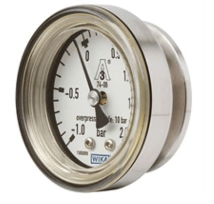 Diaphragm pressure gauge, flush Model PG43SA-C