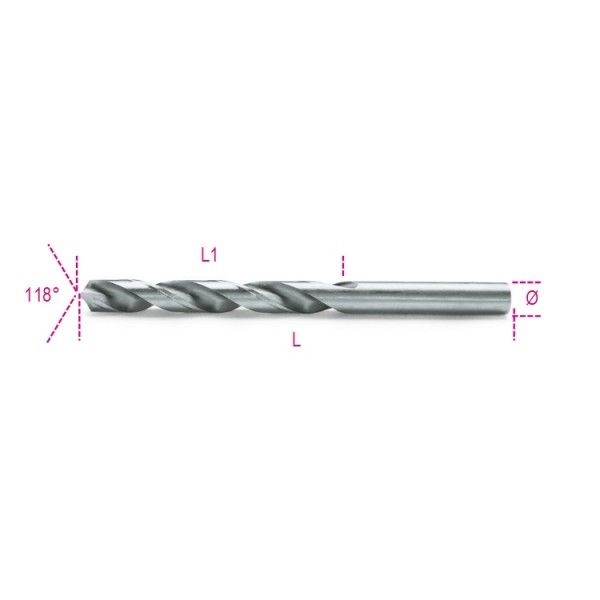 Twist drills with cylindrical shanks 