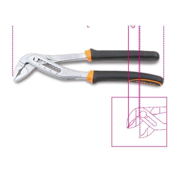 Slip joint pliers, boxed joint 