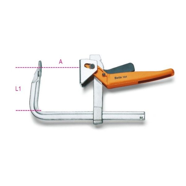 Lever bar clamps