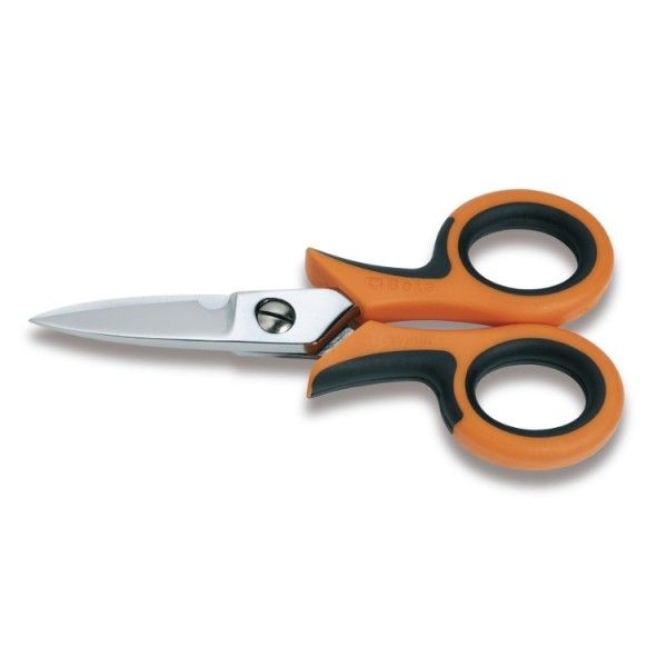 Electrician’s scissors, straight blades