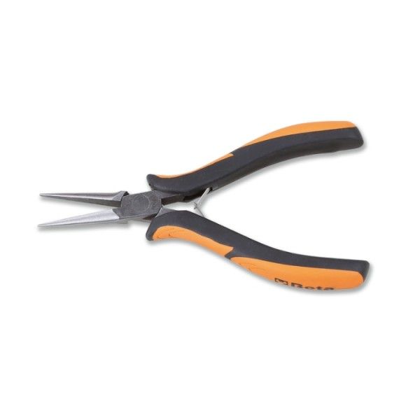 Smooth half-round long needle pliers 