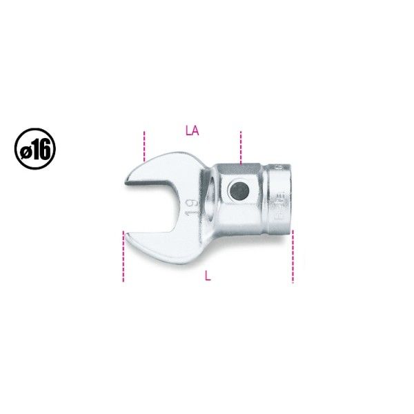 Open jaw wrenches for torque bars