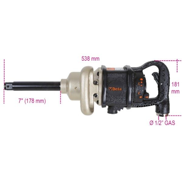 Reversible impact wrench