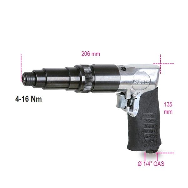 Reversible air screwdriver