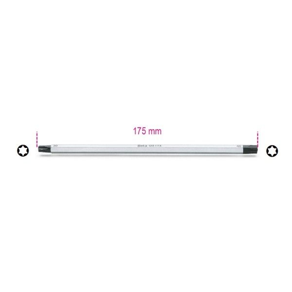 Reversible screwdrivers for Torx head screws