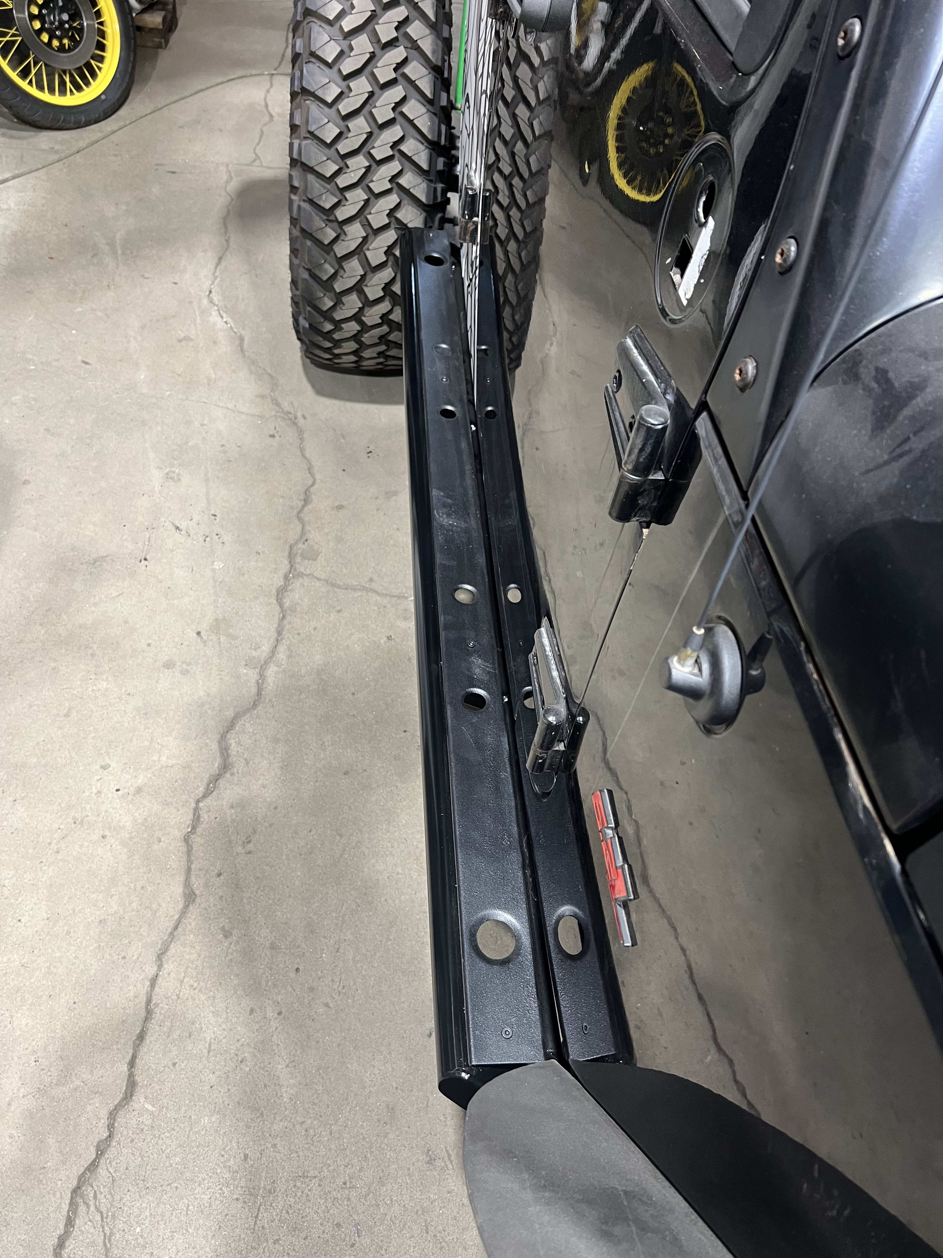 BBC Rock Sliders — installed