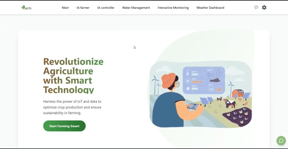 AGRIFY smart agriculture project preview