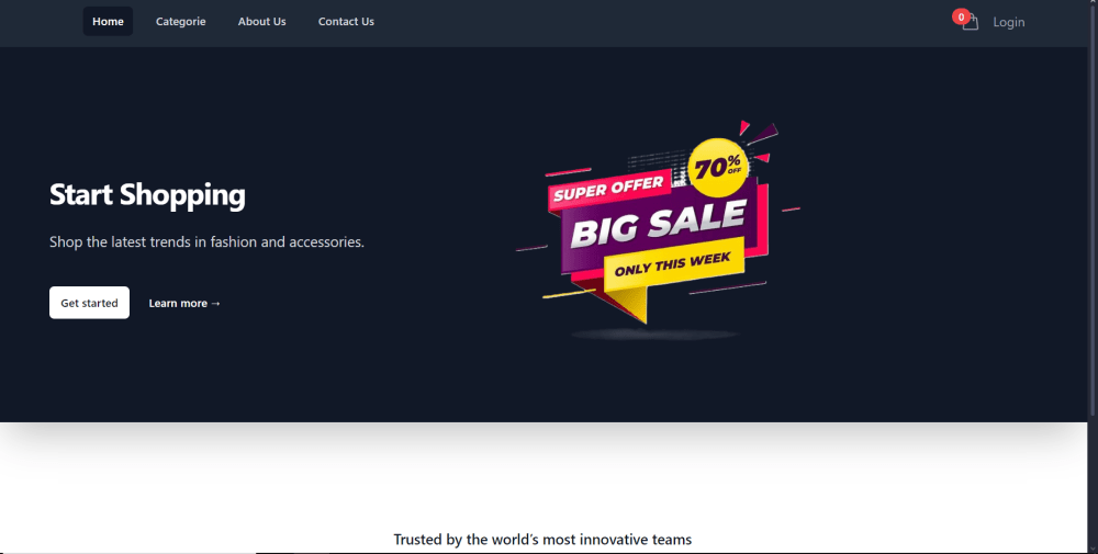 SwiftShop e-commerce microservices project preview