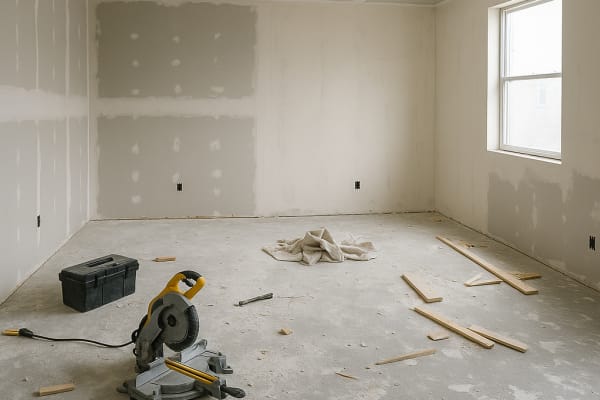 Avant Après construction - Nettoyage spécialisé
