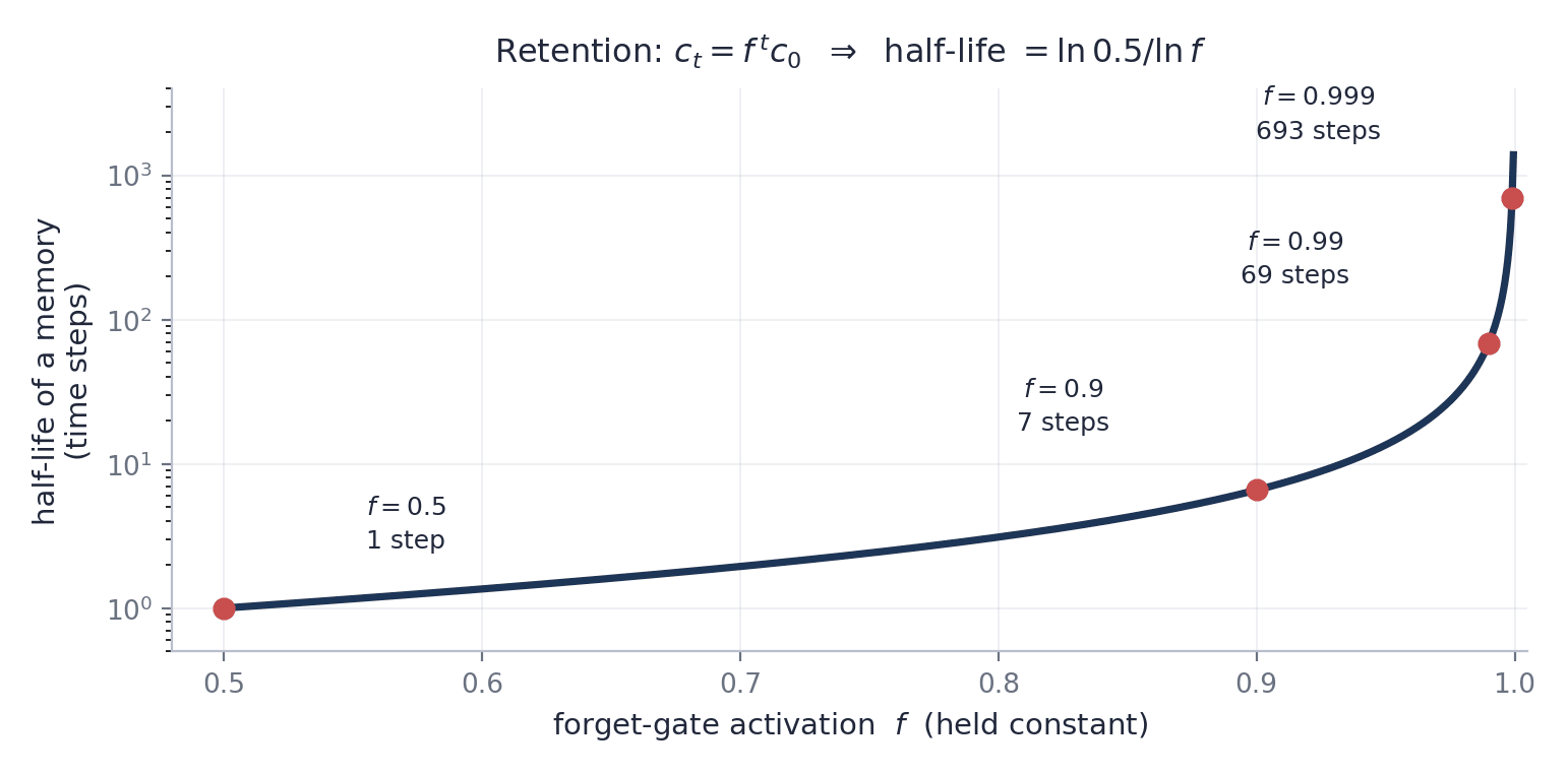 lstm-memory-halflife