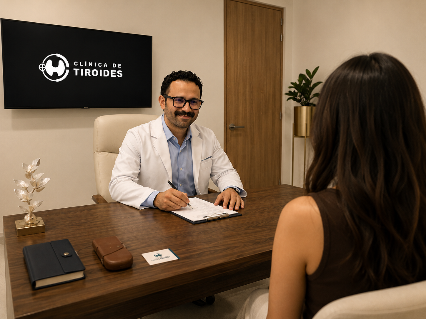 Consulta con especialista en tiroides
