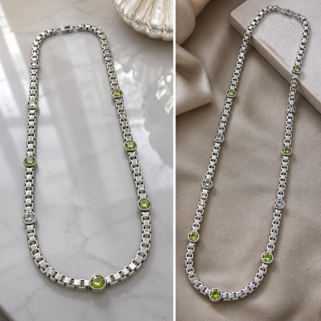 Diamond Round Necklace - Direction 1, public Leyloon Atelier jewelry design reference