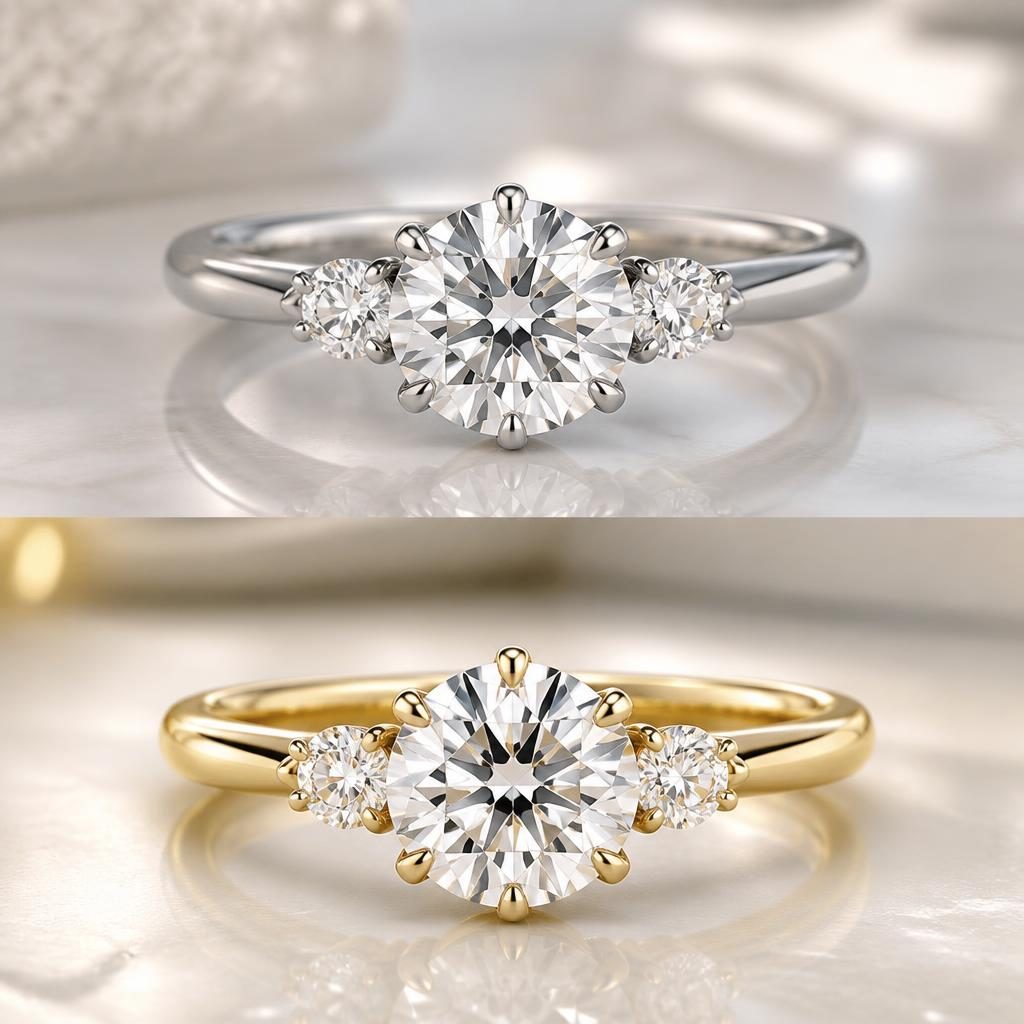 Diamond Round Ring - Direction 1 jewelry design direction
