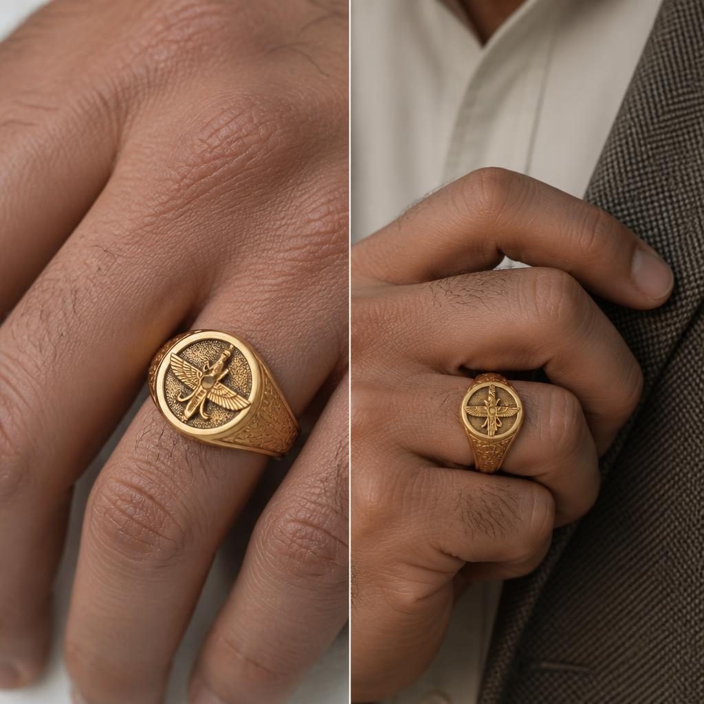 Yellow Gold Diamond Ring - Direction 1 jewelry design direction