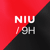 NIU (A 9H Company) logo