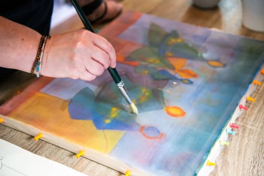 Art supplies at Art Tutor Hanoi