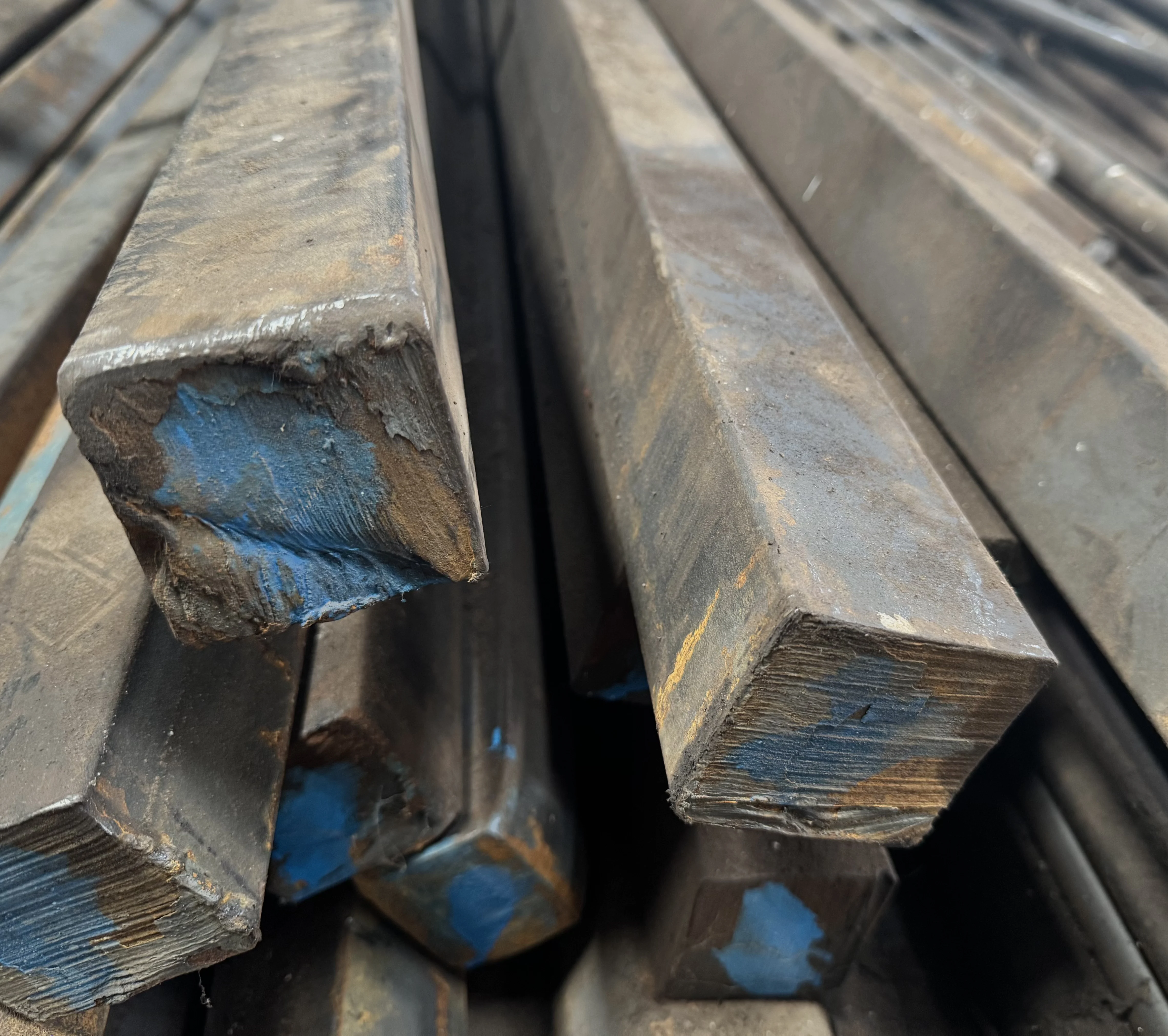 Black Finish Square Steel Stock