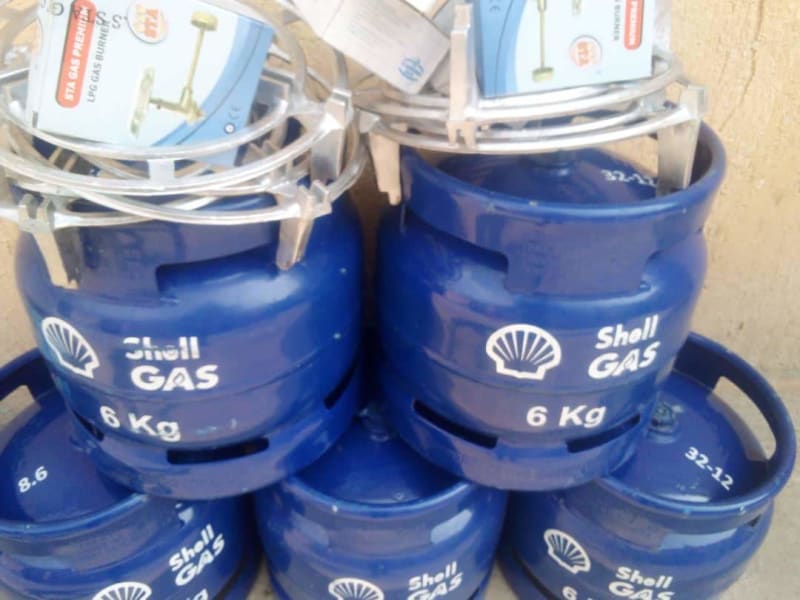Shell gas cylinder fullset