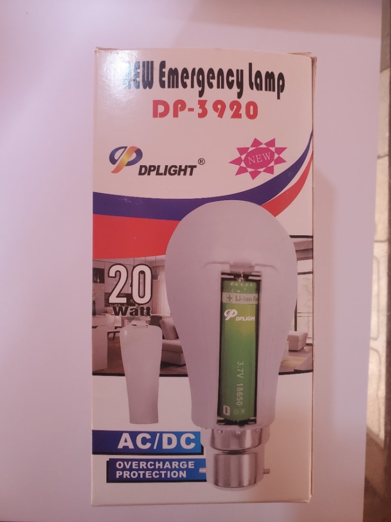 Recharge lamp