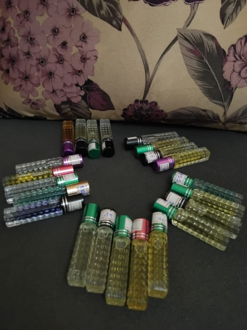 Oil perfumes at 5000 each 