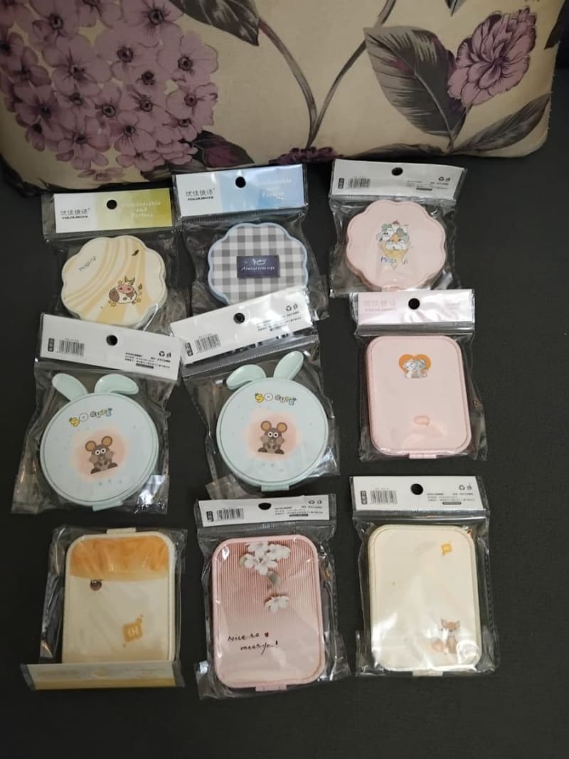 Pocket mirror at 3000 each available in Kabale 