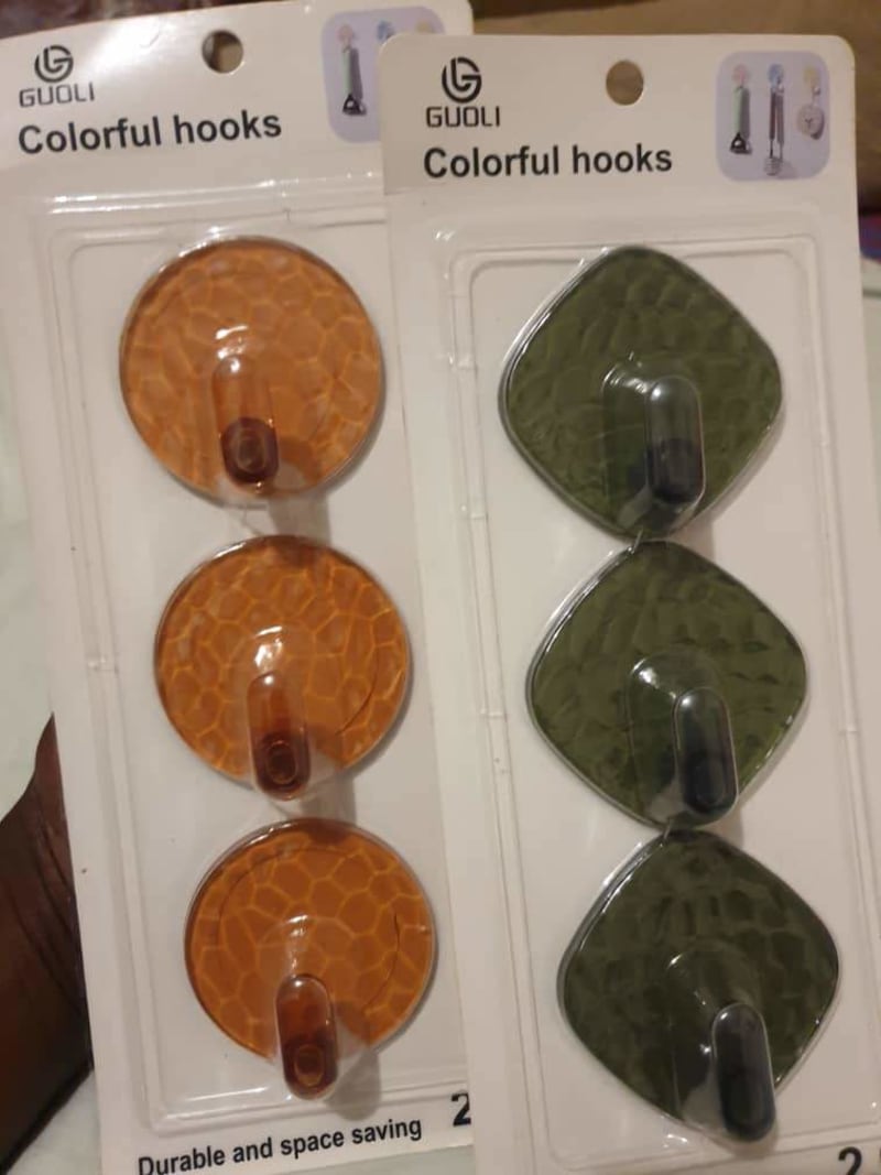 Wall hooks at 1500 each available in Kabale 