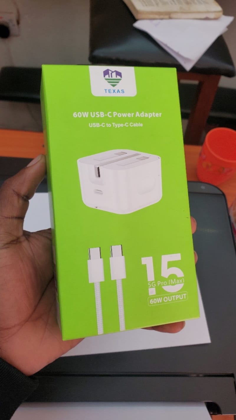 60W Super Fast charger C to C