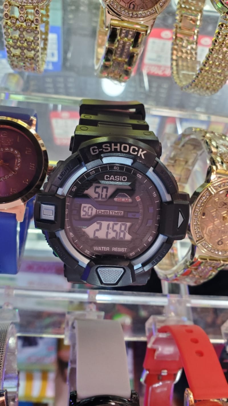 Casio watch , durable,  all black 