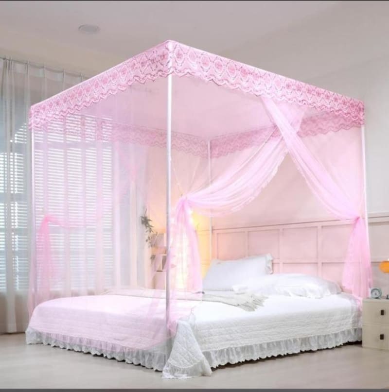 Four stands mosquito nets 