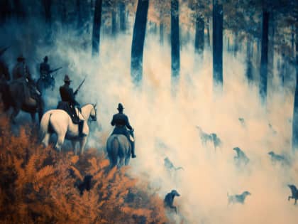 The Misty Hunt at Dawn