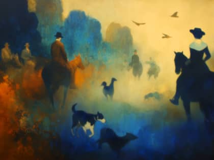 Dawn Riders in the Mist
